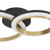 CALLIERA Plafonnier Luminaires Eglo LED Laiton, Noir