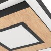 MARINELLO Plafonnier Luminaires Eglo LED Brun, Noir, Télécommandes