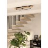 BOYAL Plafonnier Luminaires Eglo LED Brun, Noir