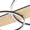 BOYAL Plafonnier Luminaires Eglo LED Brun, Noir
