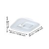 TIRIOLO Plafonnier, Applique murale / Plafonnier Luminaires Eglo LED Argenté, Blanc