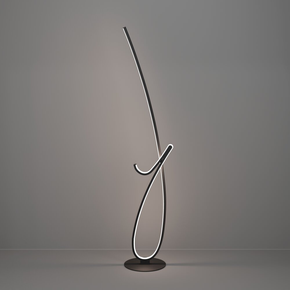 CARDONCITO Lampadaire Luminaires Eglo LED Noir, Changeur de couleurs main product photo
