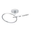 CONGIUNTI Plafonnier Luminaires Eglo LED Chrome, Changeur de couleurs