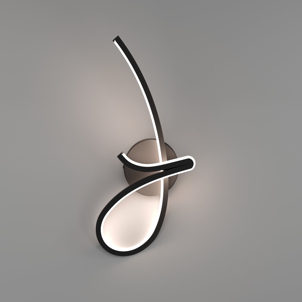 CARDONCITO Applique murale Luminaires Eglo LED Noir, Changeur de couleurs main product photo