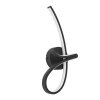 CARDONCITO Applique murale Luminaires Eglo LED Noir, Changeur de couleurs