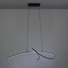 CARDONCITO Suspension Luminaires Eglo LED Noir, Changeur de couleurs