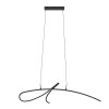 CARDONCITO Suspension Luminaires Eglo LED Noir, Changeur de couleurs