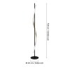 CONAPRATO Lampadaire Luminaires Eglo LED Laiton, Noir