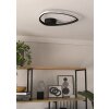 MOSCHELLA Plafonnier Luminaires Eglo LED Noir, Changeur de couleurs