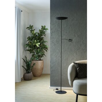 CONIVARINO Lampadaire Luminaires Eglo LED Noir