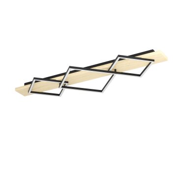 BOYAL Plafonnier Luminaires Eglo LED Brun, Noir