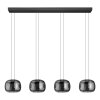 HORTUNAS Suspension Luminaires Eglo LED Noir
