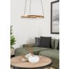 MEZZOMONTE Suspension Luminaires Eglo LED Bronze, Noir, Télécommandes