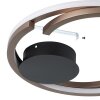 MEZZOMONTE Plafonnier Luminaires Eglo LED Bronze, Noir, Télécommandes