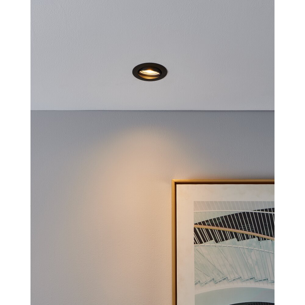 FAVAZZINA Spot encastrable Luminaires Eglo LED Noir main product photo