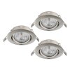 FAVAZZINA Spot encastrable Luminaires Eglo LED Nickel mat