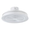 mit Ventilateur de plafond lumineux Luminaires Eglo LED blanc mat, Télécommandes, Changeur de couleurs
