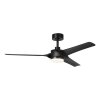 ORCUTT Ventilateur de plafond lumineux Luminaires Eglo LED Noir, Télécommandes