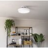 mit Ventilateur de plafond lumineux Luminaires Eglo LED blanc mat, Télécommandes