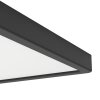 6-Z Plafonnier Luminaires Eglo LED Noir, Changeur de couleurs