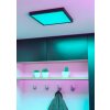 6-Z Plafonnier Luminaires Eglo LED Noir, Changeur de couleurs