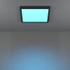 6-Z Plafonnier Luminaires Eglo LED Noir, Changeur de couleurs