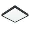 6-Z Plafonnier Luminaires Eglo LED Noir, Changeur de couleurs