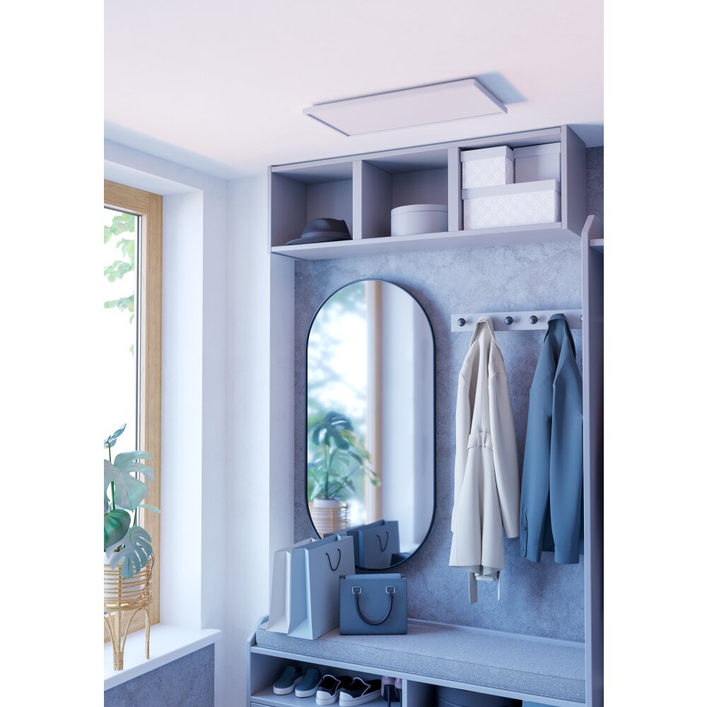 ROVITO-Z Plafonnier Luminaires Eglo LED Blanc, Changeur de couleurs main product photo