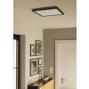 ROVITO-Z Plafonnier Luminaires Eglo LED Noir, Changeur de couleurs