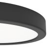 6-Z Plafonnier Luminaires Eglo LED Noir, Changeur de couleurs