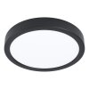 6-Z Plafonnier Luminaires Eglo LED Noir, Changeur de couleurs