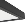 6-Z Plafonnier Luminaires Eglo LED Noir, Changeur de couleurs