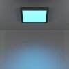 6-Z Plafonnier Luminaires Eglo LED Noir, Changeur de couleurs