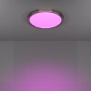 6-Z Plafonnier, Applique murale Luminaires Eglo LED Nickel mat, Changeur de couleurs