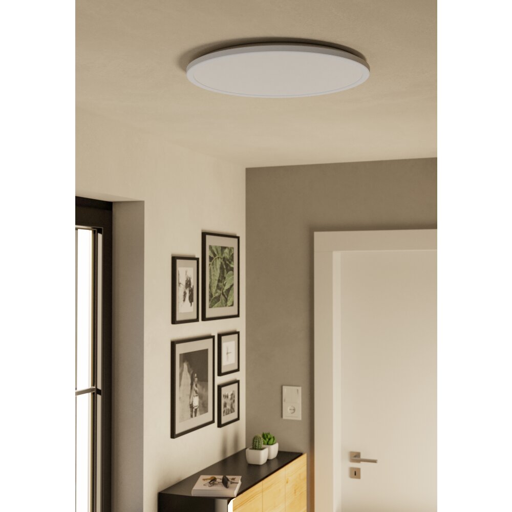 ROVITO-Z Plafonnier Luminaires Eglo LED Blanc, Changeur de couleurs main product photo