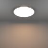 6-Z Plafonnier, Applique murale Luminaires Eglo LED Nickel mat, Changeur de couleurs