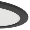 6-Z Spot encastrable Luminaires Eglo LED Noir, Changeur de couleurs