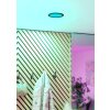 6-Z Spot encastrable Luminaires Eglo LED Noir, Changeur de couleurs