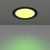 6-Z Spot encastrable Luminaires Eglo LED Noir, Changeur de couleurs
