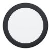 6-Z Spot encastrable Luminaires Eglo LED Noir, Changeur de couleurs