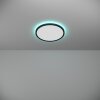 ROVITO-Z Plafonnier Luminaires Eglo LED Noir, Changeur de couleurs