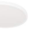 ROVITO-Z Plafonnier Luminaires Eglo LED Blanc, Changeur de couleurs