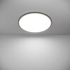 ROVITO-Z Plafonnier Luminaires Eglo LED Noir, Changeur de couleurs