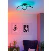CALAROSSA-Z Plafonnier Luminaires Eglo LED Noir, Changeur de couleurs CALAROSSA-Z Plafonnier Luminaires Eglo LED Noir, Changeur de couleurs