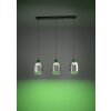 MOLOCHIO-Z Suspension Luminaires Eglo LED Noir, Changeur de couleurs