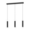 BALAMORTA-Z Suspension Luminaires Eglo LED Noir, Changeur de couleurs