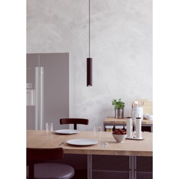 BALAMORTA-Z Suspension Luminaires Eglo LED Noir, Changeur de couleurs