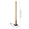 ANCHORENA-Z Lampadaire Luminaires Eglo LED Brun, Noir, Changeur de couleurs