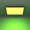 MORADILLO-Z Plafonnier Luminaires Eglo LED Noir, Changeur de couleurs