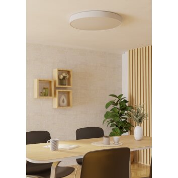 GALLIZZI-Z Plafonnier Luminaires Eglo LED Blanc, Changeur de couleurs